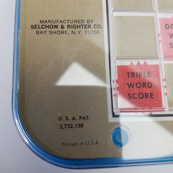 Vintage 1977 SCRABBLE TURNTABLE DELUXE EDITION Selchow & Righter Complete! Game - Picture 16 of 16